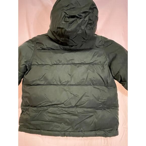 GYMBOREE Kids Puffer Coat Toddler Boy’s Size 2T Green Hood Zip Pockets Fleece - Picture 9 of 9
